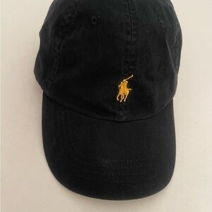 Ralph Lauren Black Polo Cap